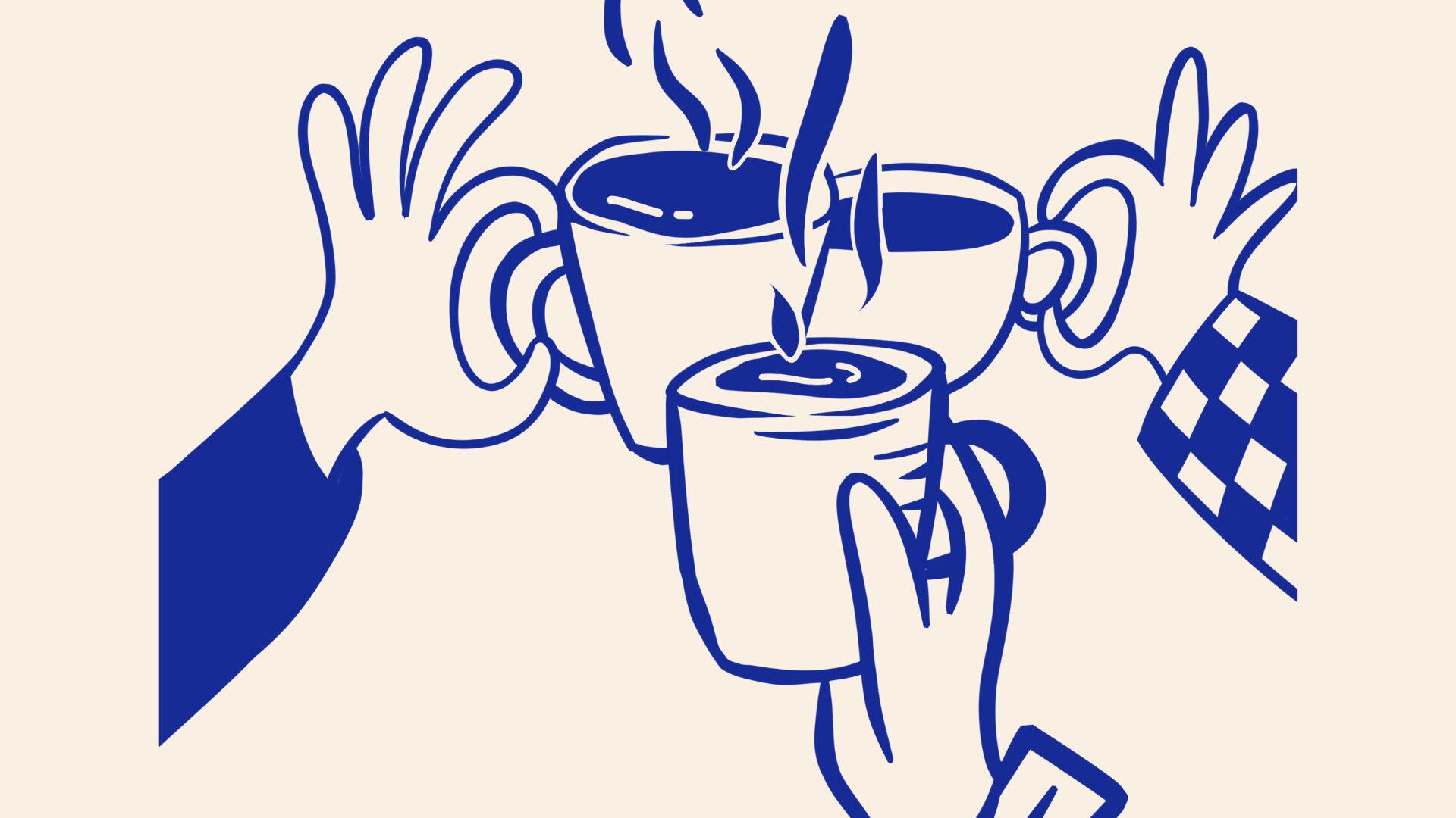 Grußkarten-Freundschaften. Erzählcafé.