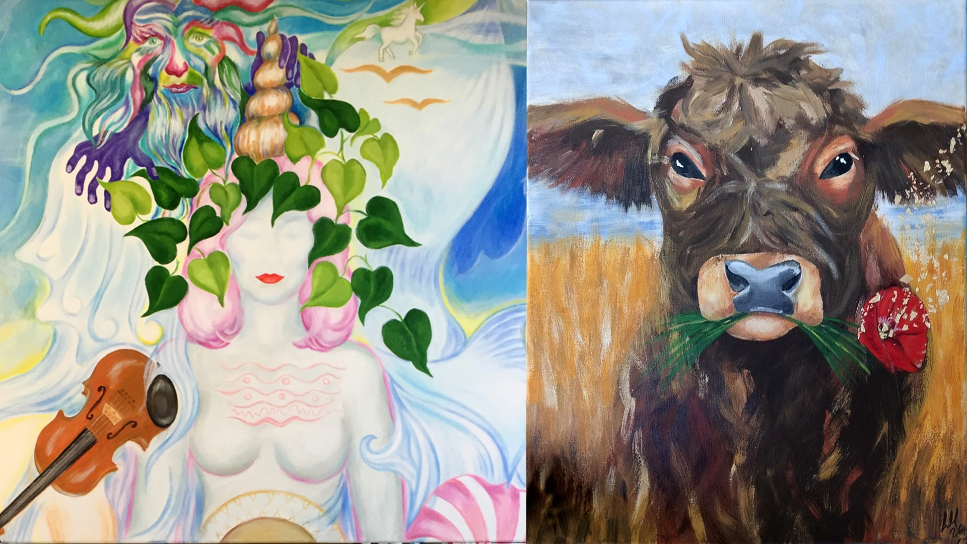 Claudia Dedden. Lilja Messeringer. Kunstnacht Leverkusen 2026.