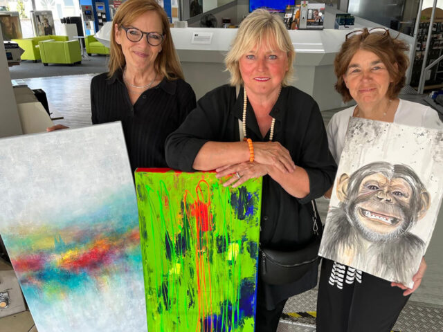 Steffi Coupette, Regine Evertz, Dörte Hesel. Studio Evertz. Kunstnacht Leverkusen 2026.