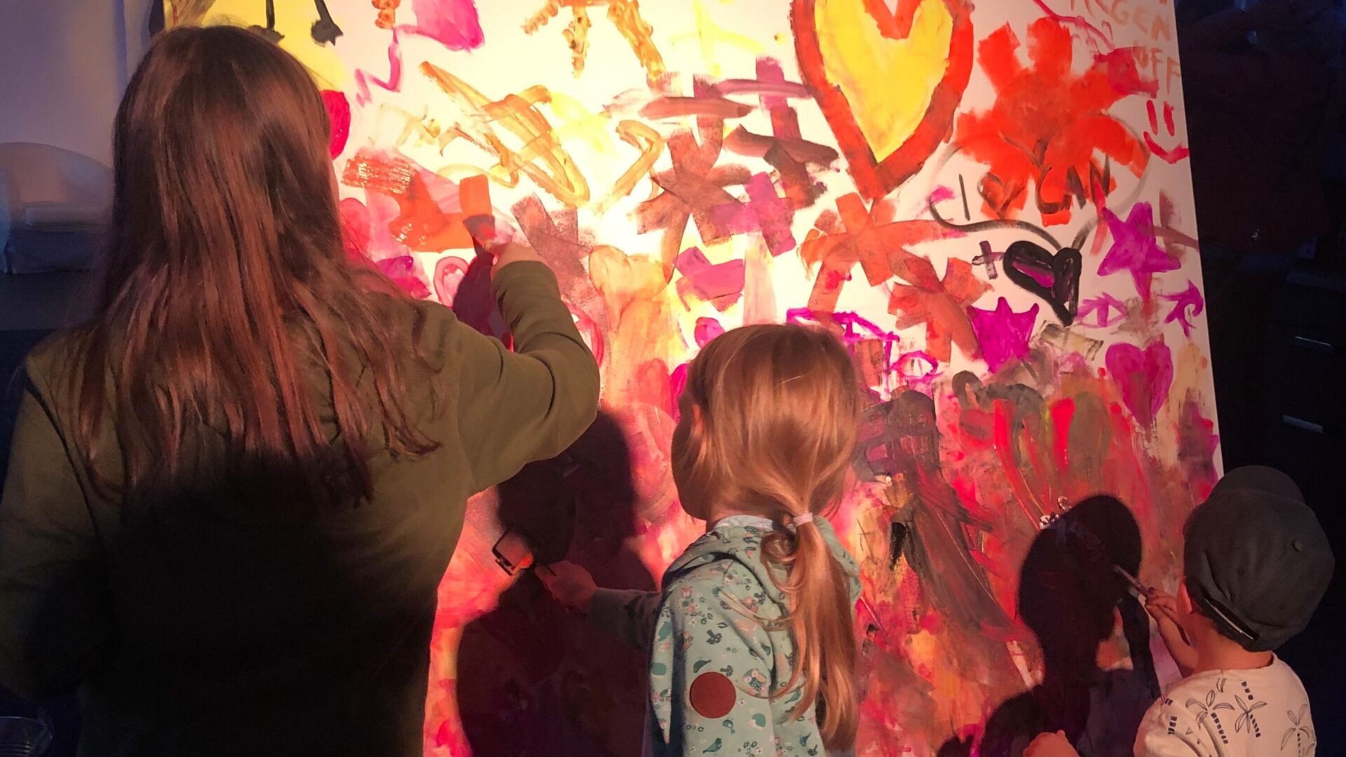 Junge Kunstnacht. GGS Im Kirchfeld & OGS Räuberhöhle. Kunstnacht Leverkusen 2026.