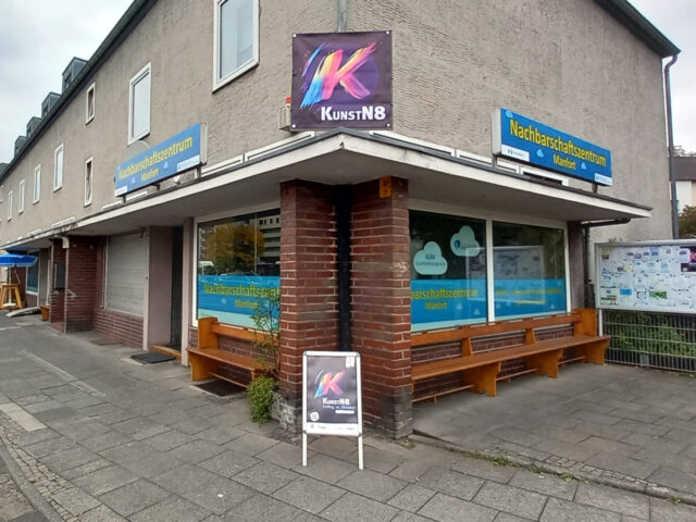 Kunst in der Nachbarschaft. Nachbarschaftszentrum Manfort. Kunstnacht Leverkusen 2026.