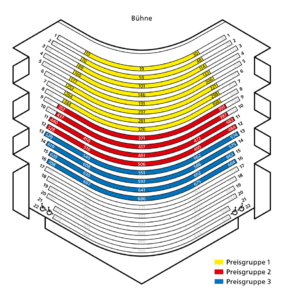 Saalplan Theater & Schauspiel